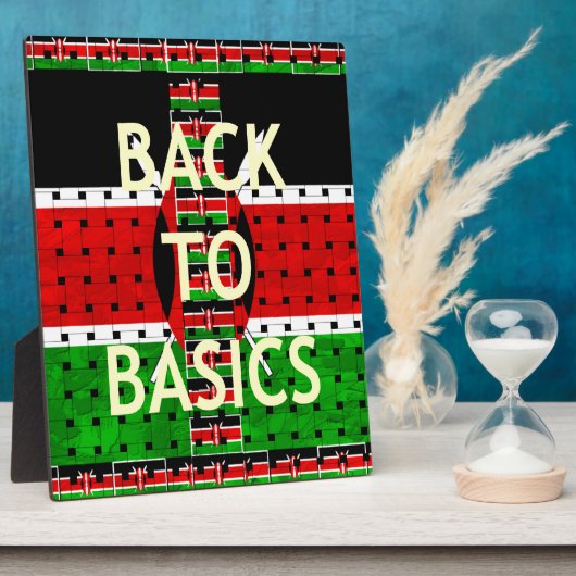 ケニはっきりしたアンのモチーフ：基本に戻る美学 フォトプラーク (側面)