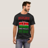 ケニアおもしろいラグビー Tシャツ (正面フル)