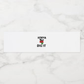 ケニアがそれを掘り下げる ペットボトルラベル (シングルラベル)