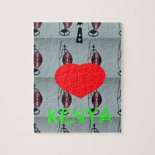ケニアが大好き!アートプリント ジグソーパズル (縦)