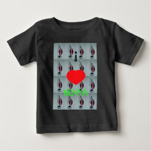 ケニアが大好き ベビーTシャツ