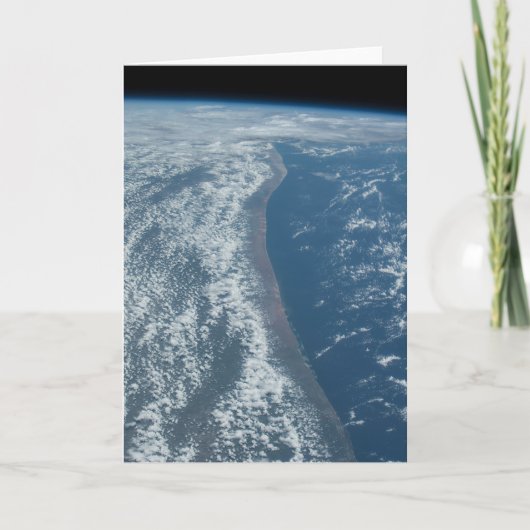 ケニアとソマリアのインディアン海海岸線。 カード (正面)