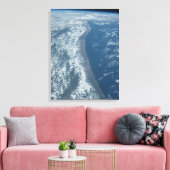 ケニアとソマリアのインディアン海海岸線。 キャンバスプリント (インサイチュ (リビング))