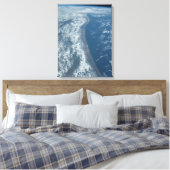 ケニアとソマリアのインディアン海海岸線。 キャンバスプリント (インサイチュ (寝室))