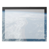 ケニアとソマリアのインディアン海海岸線。 ノートパッド (正面)