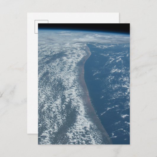 ケニアとソマリアのインディアン海海岸線。 ポストカード (正面/裏面)