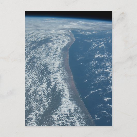 ケニアとソマリアのインディアン海海岸線。 ポストカード (正面)