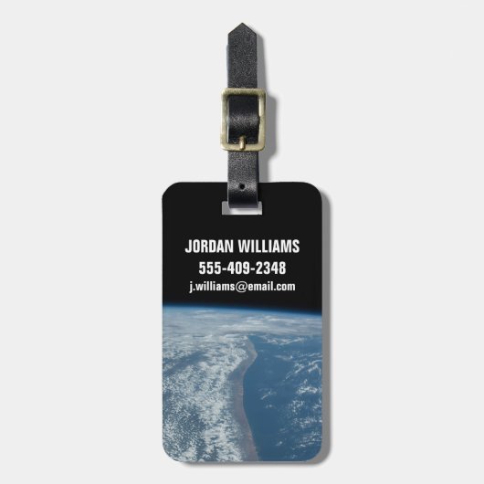 ケニアとソマリアのインディアン海海岸線。 ラゲッジタグ (正面縦)