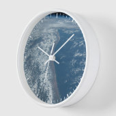 ケニアとソマリアのインディアン海海岸線。 壁時計 (傾斜)