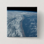 ケニアとソマリアのインディアン海海岸線。 缶バッジ (正面)