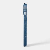 ケニアとソマリアのインディアン海海岸線。 iPhone 15ケース (左側面)