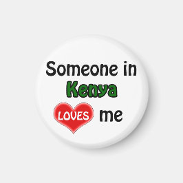 ケニアにいる誰かが私を愛している マグネット