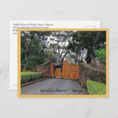 ケニアのキリン荘園 ポストカード (正面/裏面)