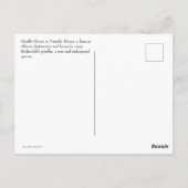 ケニアのキリン荘園 ポストカード (裏面)