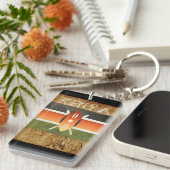 ケニアのキーチェーンのお土産 キーホルダー (正面右)