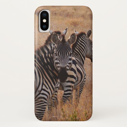 ケニアのゼブラ Case-Mate iPhoneケース (裏面)