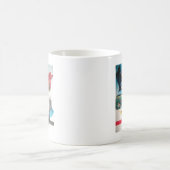 ケニアのタペストリー:野生生物、文化、沿岸ビーチ コーヒーマグカップ (中央)