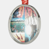 ケニアのタペストリー:野生生物、文化、沿岸ビーチ メタルオーナメント (左)