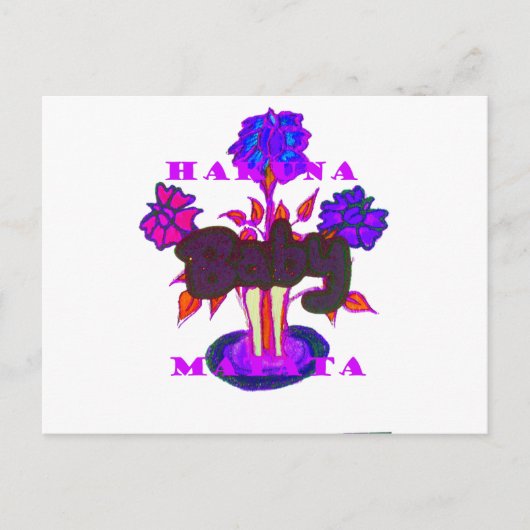 ケニアのハートアート:愛してるケニア ポストカード (正面)