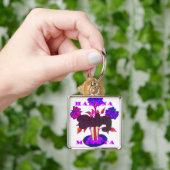 ケニアのハートアート:私はケニアを愛している キーホルダー (手)