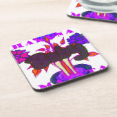 ケニアのハートアート:私はケニアを愛している コースター (左側)