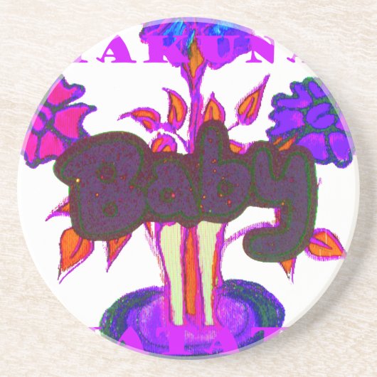 ケニアのハートアート:私はケニアを愛している コースター (正面)