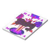 ケニアのハートアート:私はケニアを愛している ノートパッド (回転)