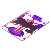 ケニアのハートアート:私はケニアを愛している ノートブック (左側)