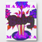 ケニアのハートアート:私はケニアを愛している フォトプラーク (正面)