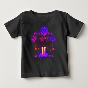 ケニアのハートアート:私はケニアを愛している ベビーTシャツ