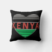 ケニアのハート クッション (裏面)