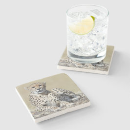 ケニアのマサイマラで撮影 ストーンコースター