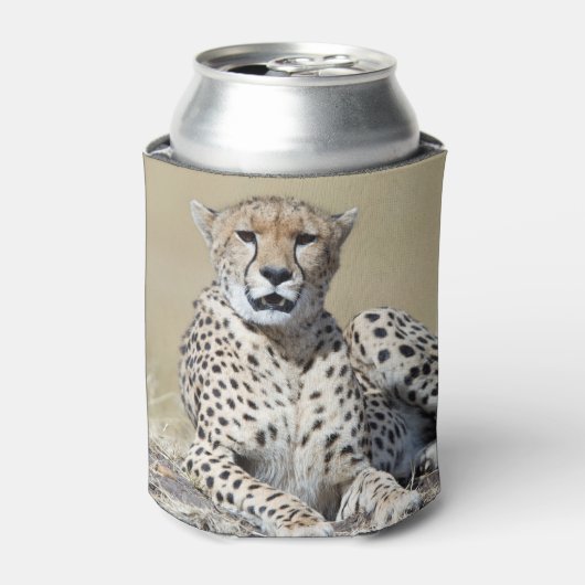 ケニアのマサイマラで撮影 缶クーラー (缶正面)