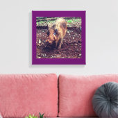 ケニアのワルソグ キャンバスプリント (インサイチュ (リビング))