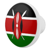 ケニアの国旗とセラミックノブの引っ張り セラミックノブ (右)