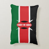 ケニアの国旗 アクセントクッション (裏面(縦))