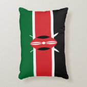 ケニアの国旗 アクセントクッション (正面(垂直))