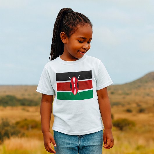 ケニアの国旗 Tシャツ