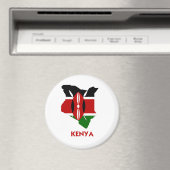 ケニアの地図 マグネット (インサイチュ (食洗機))