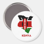 ケニアの地図 マグネット (正面/裏面)