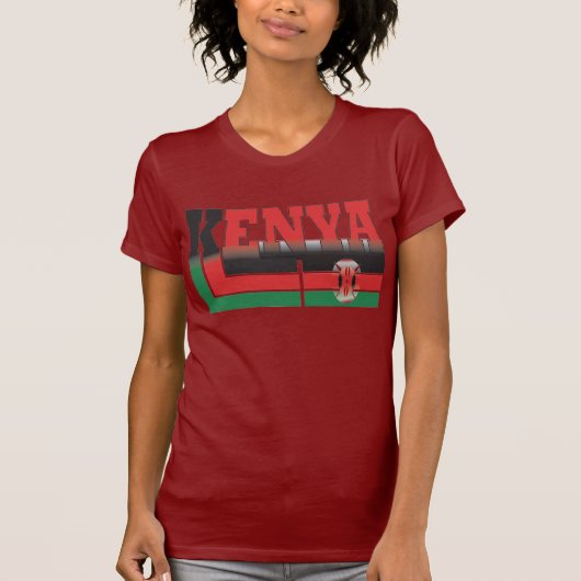 ケニアの女性 Tシャツ (正面)