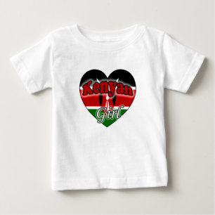ケニアの少女 ベビーTシャツ