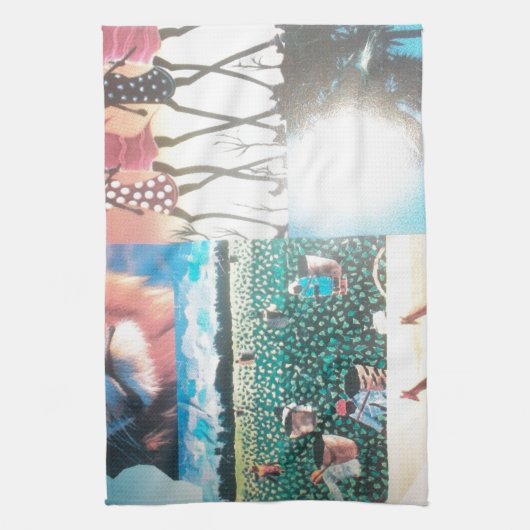 ケニアの文化的な騒がしいプライドの静けさ: キッチンタオル (縦)