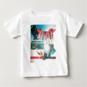 ケニアの文化的な騒がしいプライドの静けさ： ベビーTシャツ (正面)