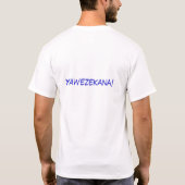 ケニアの旗および地図が付いている服装 Tシャツ (裏面)
