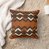 ケニアの泥の布パターン枕 クッション (ブランケット)
