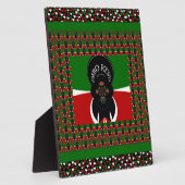 ケニアの熱気 フォトプラーク (側面)