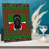 ケニアの熱気 フォトプラーク (側面)