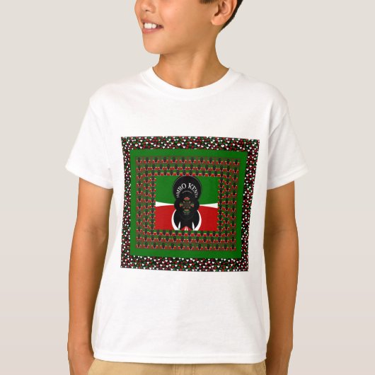 ケニアの熱気 Tシャツ (正面)