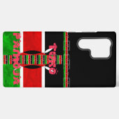 ケニアの精神で、トゥコパモジャ！美しいケニアを一緒に作ろう！ SAMSUNG GALAXYケース (裏面横)